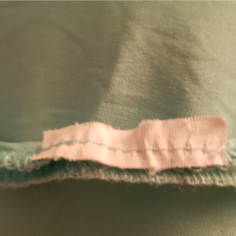 Blue Silk Lace Velvet Beaded Camisole - Picture 12 of 13